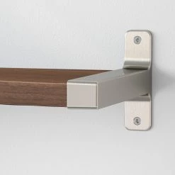 IKEA BERGSHULT / GRANHULT Wall Shelf Walnut Effect/nickel Plated 31 1/2x7 7/8 " -Ikea Wall shelves Sales Shop bergshult granhult wall shelf walnut effect nickel plated 1121705 pe874332 s5