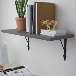 IKEA BERGSHULT / KROKSHULT Wall Shelf Dark Gray/anthracite 31 1/2x11 3/4 " -Ikea Wall shelves Sales Shop bergshult krokshult wall shelf dark gray anthracite 1092438 pe862857 s5
