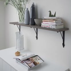 IKEA BERGSHULT / KROKSHULT Wall Shelf Dark Gray/anthracite 47 1/4x7 7/8 " 13 IKEA BERGSHULT / KROKSHULT Wall Shelf Dark Gray/anthracite 47 1/4x7 7/8 " -Ikea Wall shelves Sales Shop bergshult krokshult wall shelf dark gray anthracite 1092454 pe862862 s5