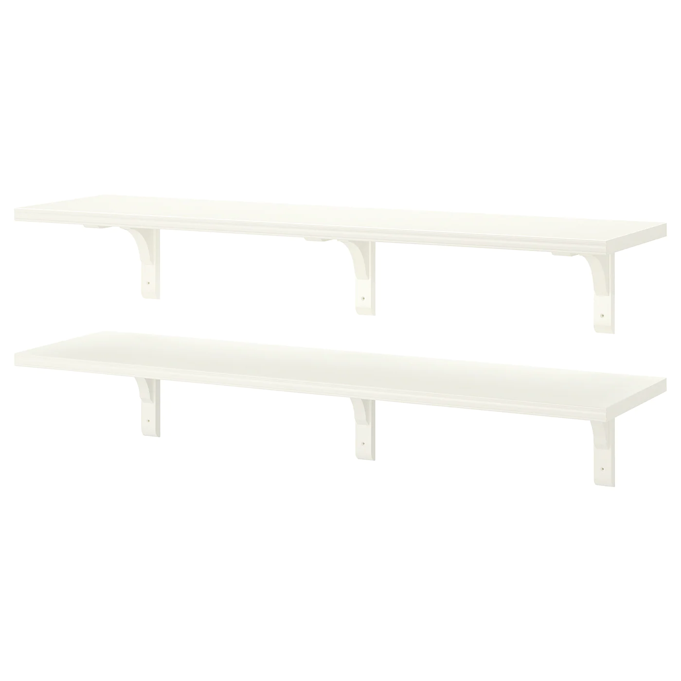 IKEA BERGSHULT / RAMSHULT Wall Shelf Combination White 47 1/4x11 3/4 "