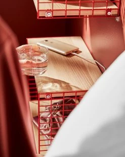 IKEA SVENSHULT Wall Shelf With Storage Brownred/white Stained Oak Effect 16 1/8x7 7/8 " -Ikea Wall shelves Sales Shop svenshult wall shelf with storage brown red white stained oak effect 0969414 ph158166 s5